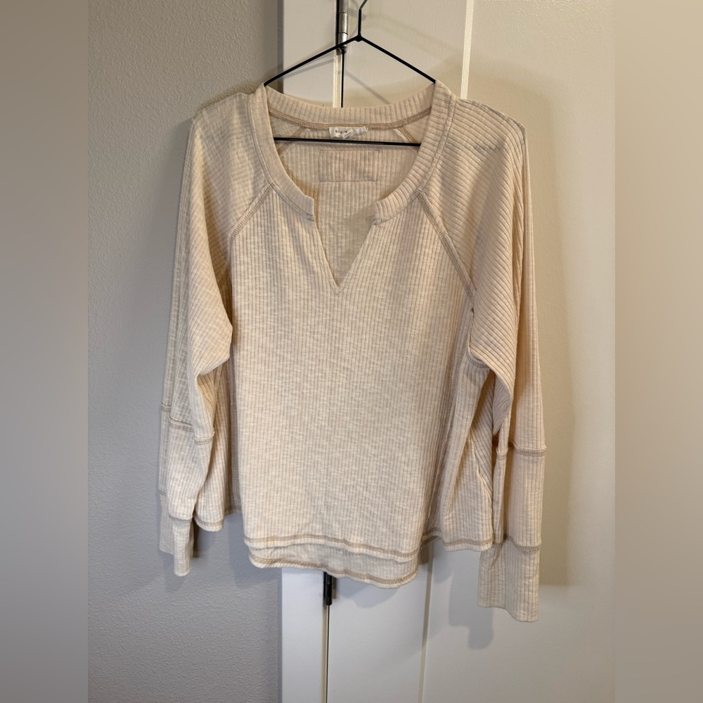 Cream and black striped Vicilac knit crop top with a tie front #croptop